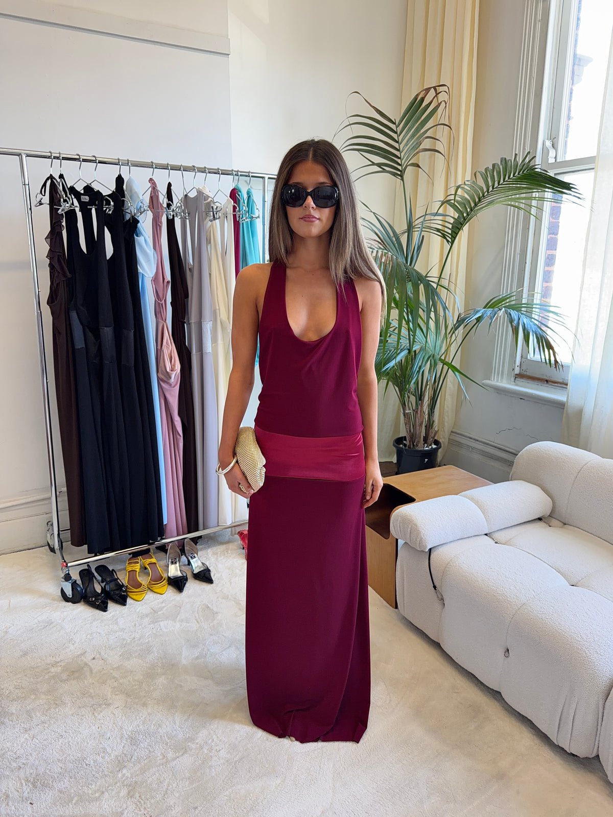 SERENA DRESS RUBY