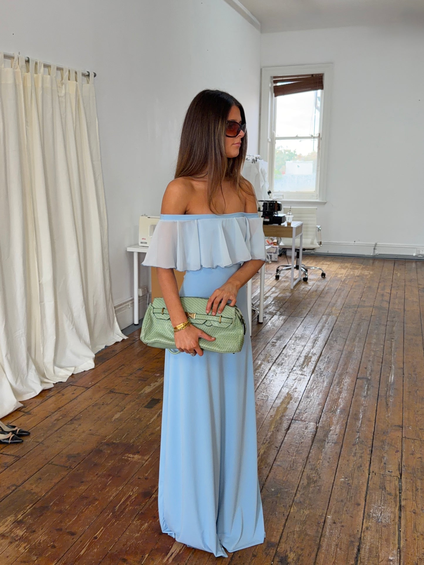 PHYLLIS DRESS BABY BLUE