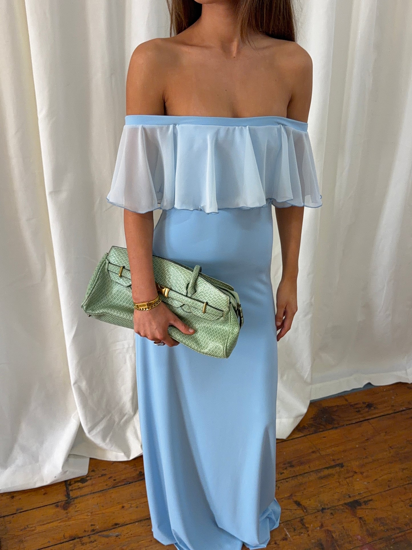 PHYLLIS DRESS BABY BLUE