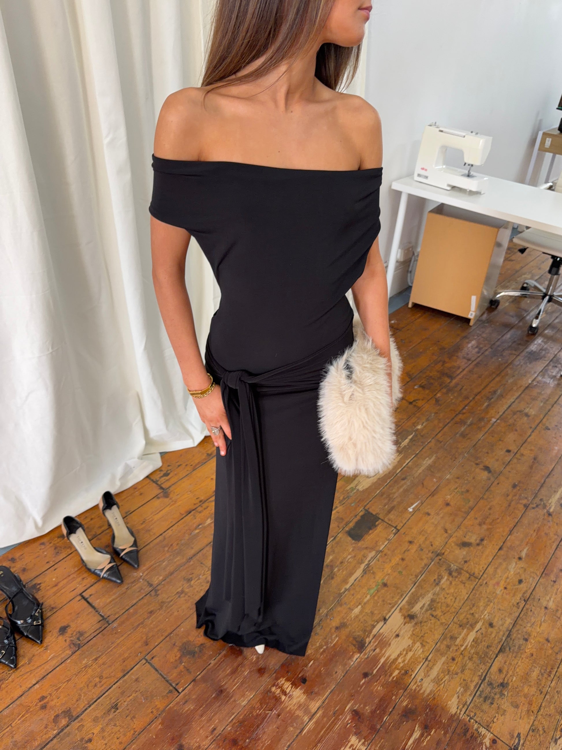 NADIA DRESS BLACK LaMarie NADIA DRESS BLACK LaMarie
