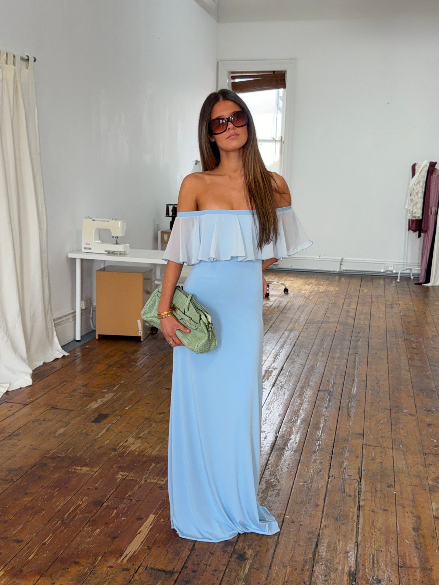 PHYLLIS DRESS BABY BLUE