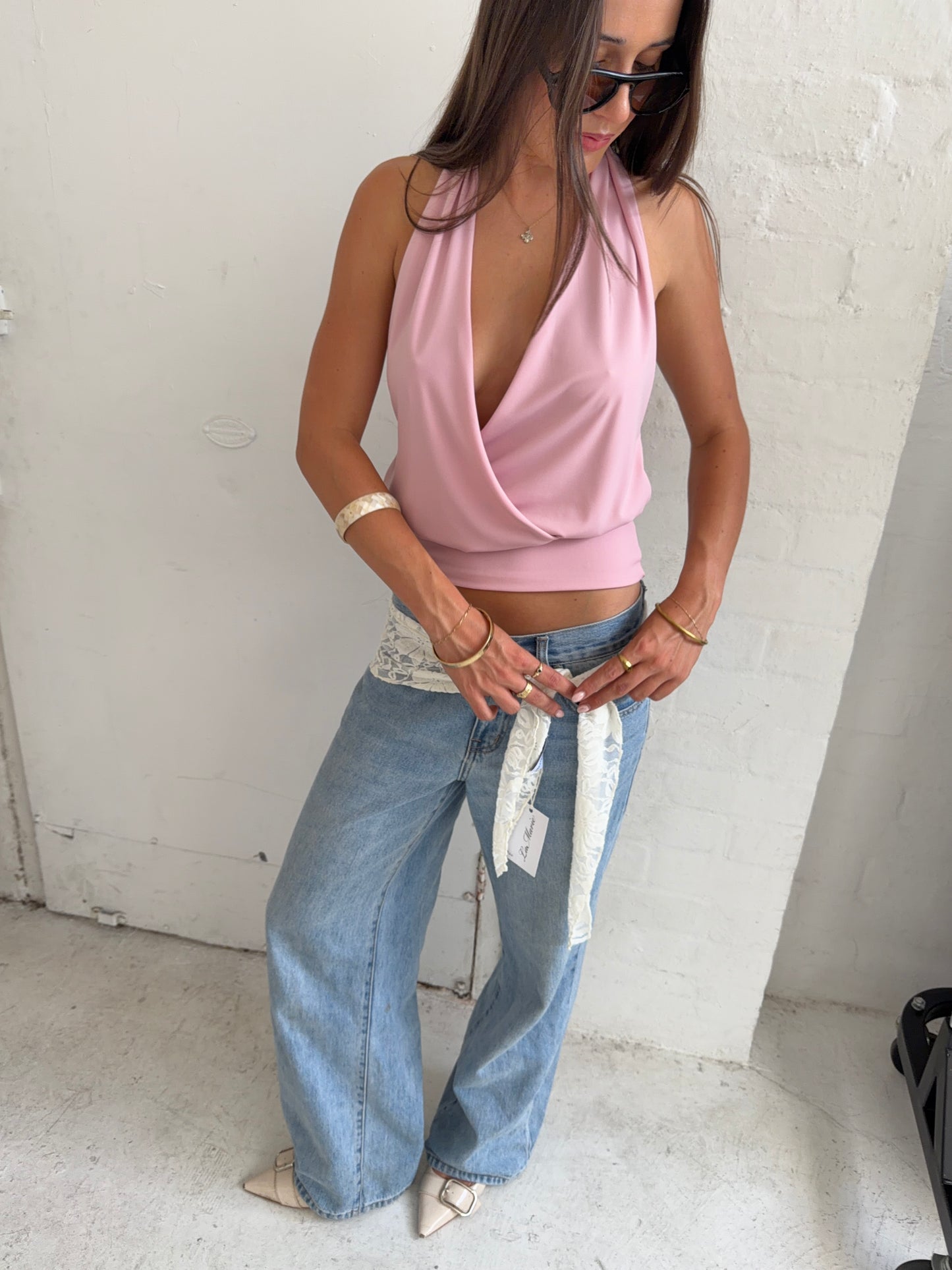 ELOISE TOP BLUSH PINK