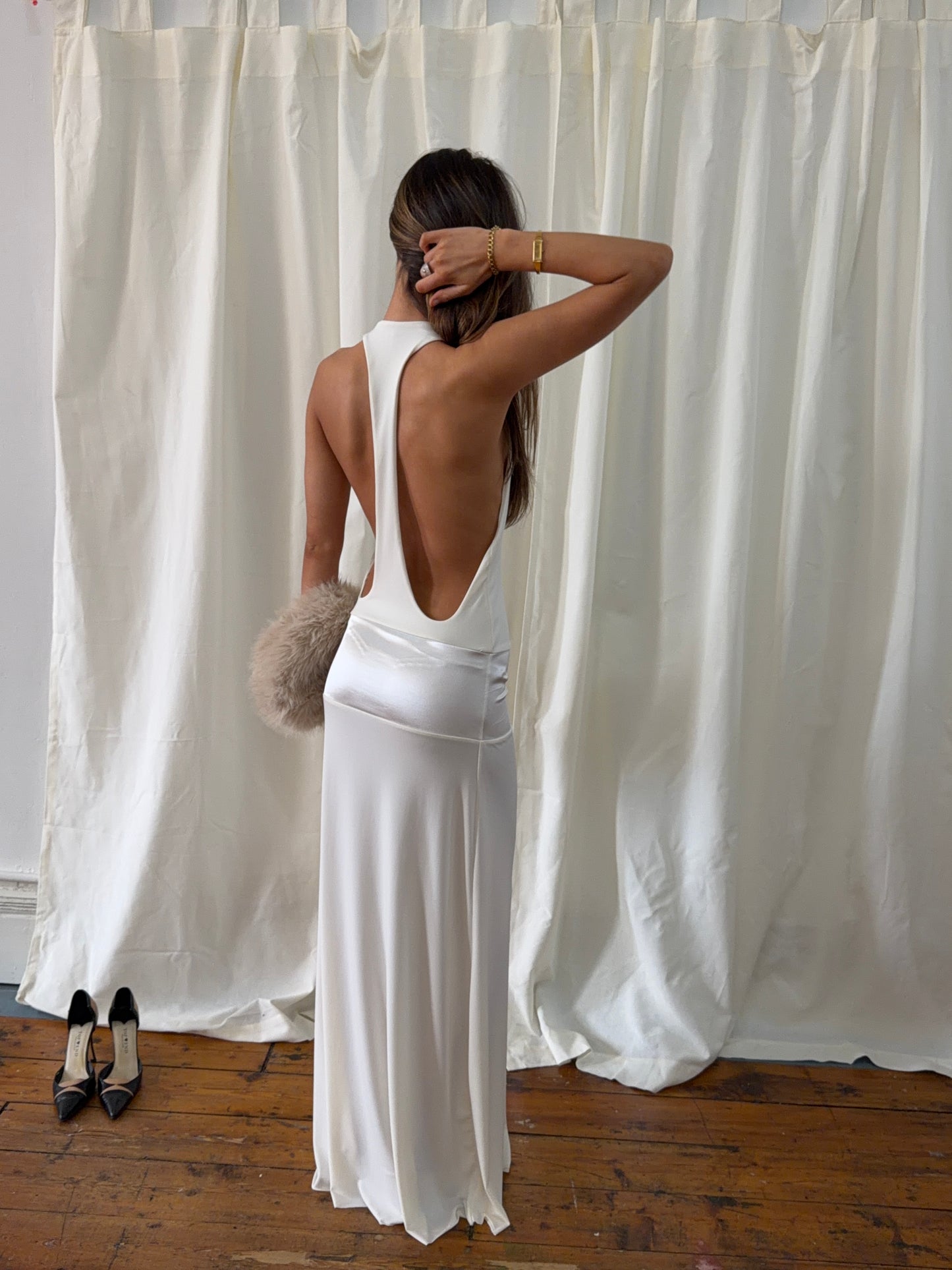 SERENA DRESS IVORY