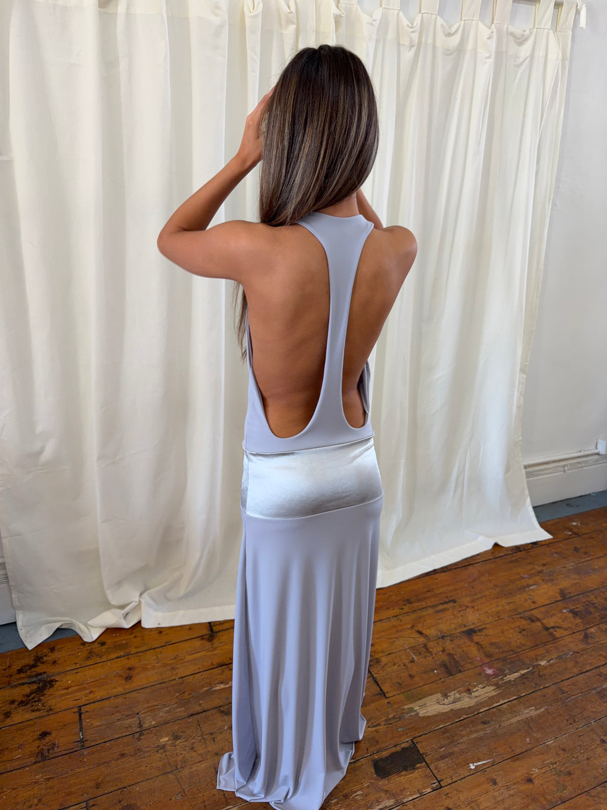 SERENA DRESS SILVER