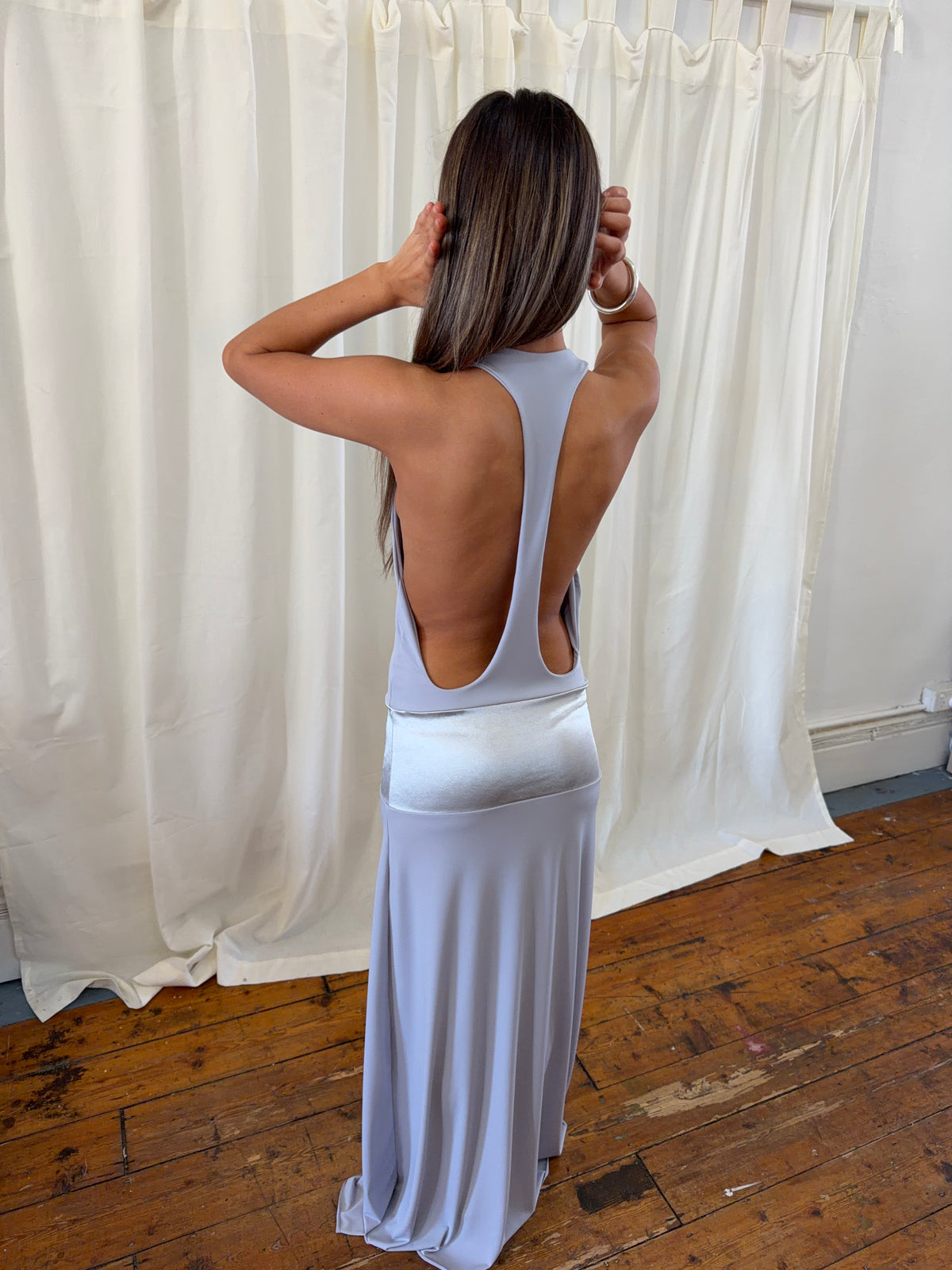 SERENA DRESS SILVER
